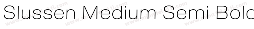 Slussen Medium Semi Bold字体转换
